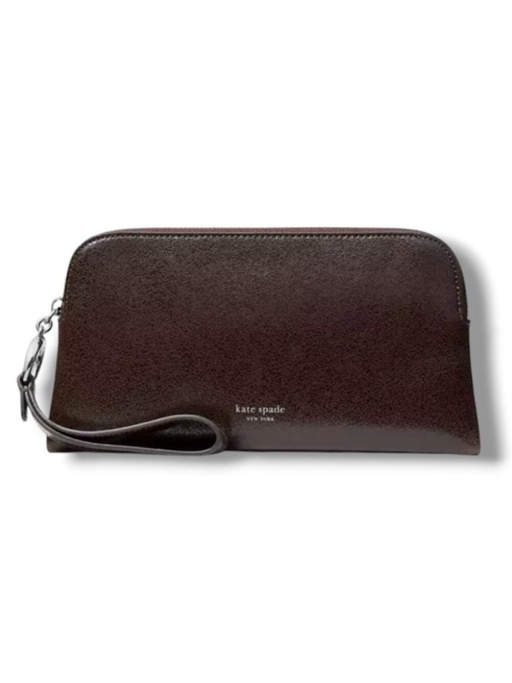kate spade Brown Leather Wristlet Clutch